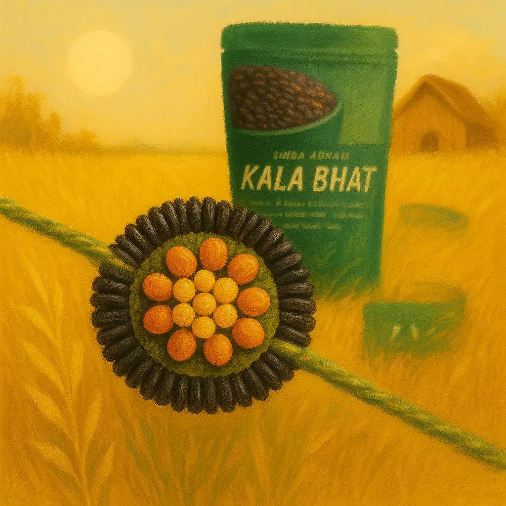 Organic Rakhi + ½ kg Black Rice